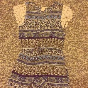 Cute and patterned romper